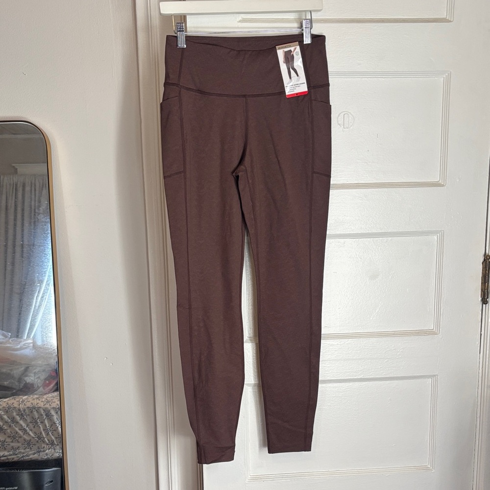 Mondetta Brown High-Waist Leggings
